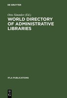 World Directory Of Administrative Libraries Otto Simmler