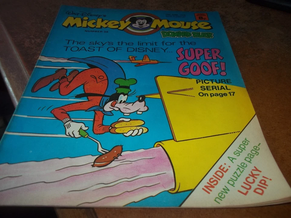 Walt Disney's Mickey Mouse and Donald Duck Comic 26 June 1976 No 36 weekly GC - Image 1 of 1