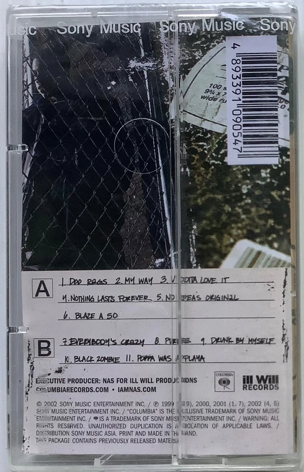 Brand New Nas The Lost Tapes Original Thai Edition Cassette Seal - Image 2 of 3