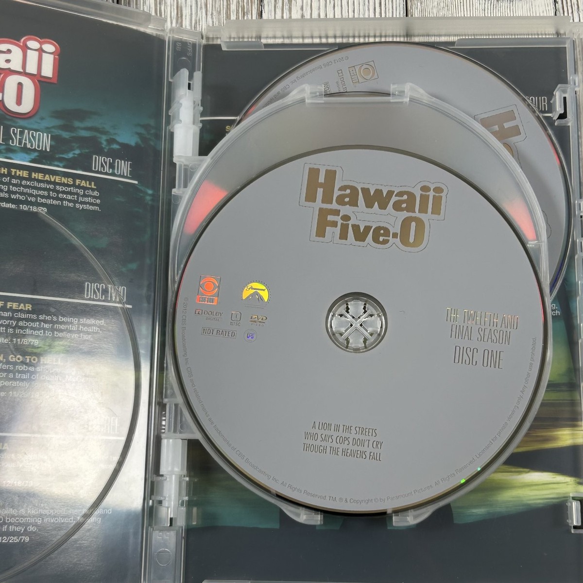 【廃盤】hawaiian6 BRANCH word Hawaii Five-0 The Twelfth and Final Season DVD 1979-1980 Jack Lord