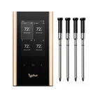Typhur Sync Gold Quad Wireless WiFi Meat Thermometer, 4 Slim Probes, 6 Sensors