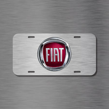 New Fiat Aluminum License Plate Car Suv