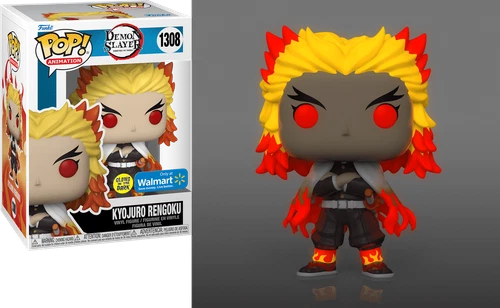 *IN HAND* Funko Pop! DEMON SLAYER - KYOJURO RENGOKU #1308 [GITD WALMART EXCL]