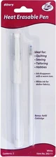 Allary Fabric Marking Heat Erasable Pen w/ Cartridge Refill White  # 392-11  NEW