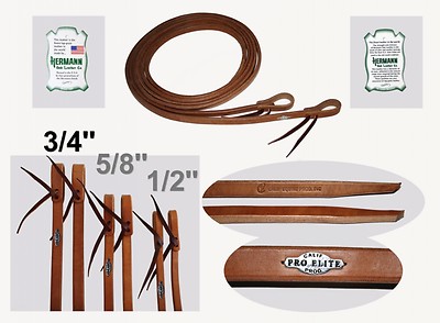 California Pro Elite Series Premium Harness Zügel 19mm Western Zügel Split Reins