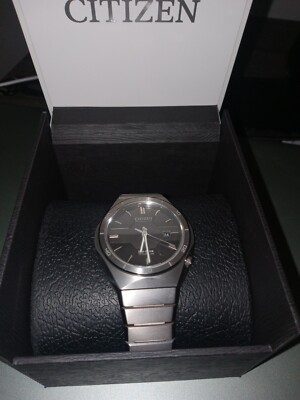 Citizen AW1660-51H 41mm Gray Titanium Case with Gray Titanium Band Men's...
