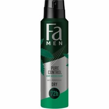 Fa Men antiperspirant PURE CONTROL spray VEGAN 150ml/5 fl oz - FREE SHIPPING