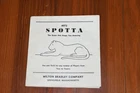 1942 Spotta Milton Bradley Family Board Game Vintage Instructions ONLY