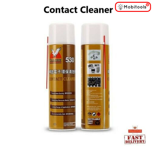 Falcon 530 Contact Cleaner - Alcohol-based cleaning Spray for Electrics ...