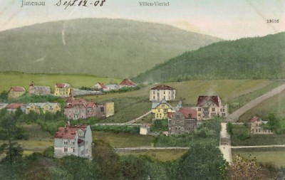 Ilmenau,Germany,Villen-Viertel,View of Town,Thuringia,Used,1908