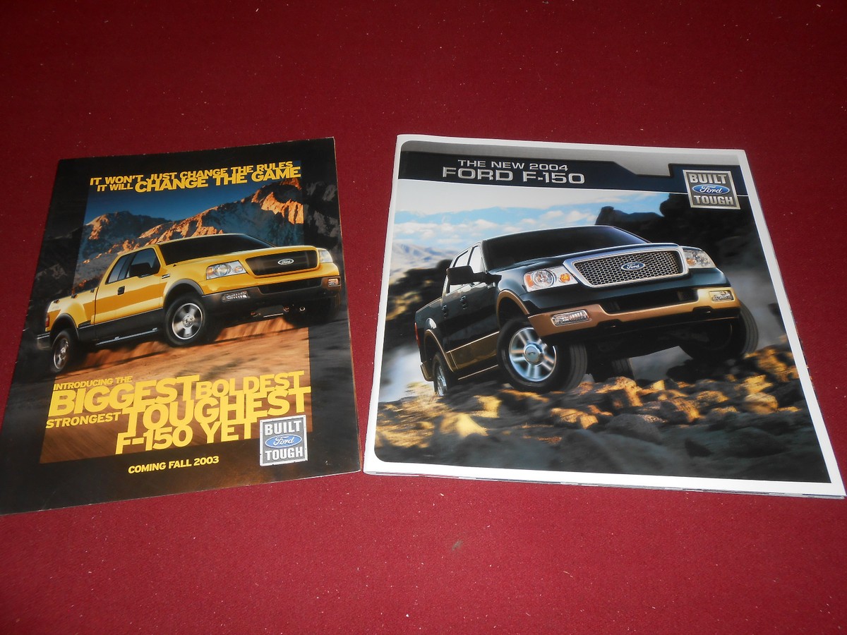 2004 FORD F-150 PICKUP TRUCK 46 Page CATALOG + HUGE '04 POSTER