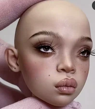 BJD Doll 1/4 MSD Girl Ball Jointed Free Face-up Eyes Resin Female DIY Toys Gift