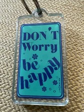 Vintage Keychain Inspirational Don t Worry