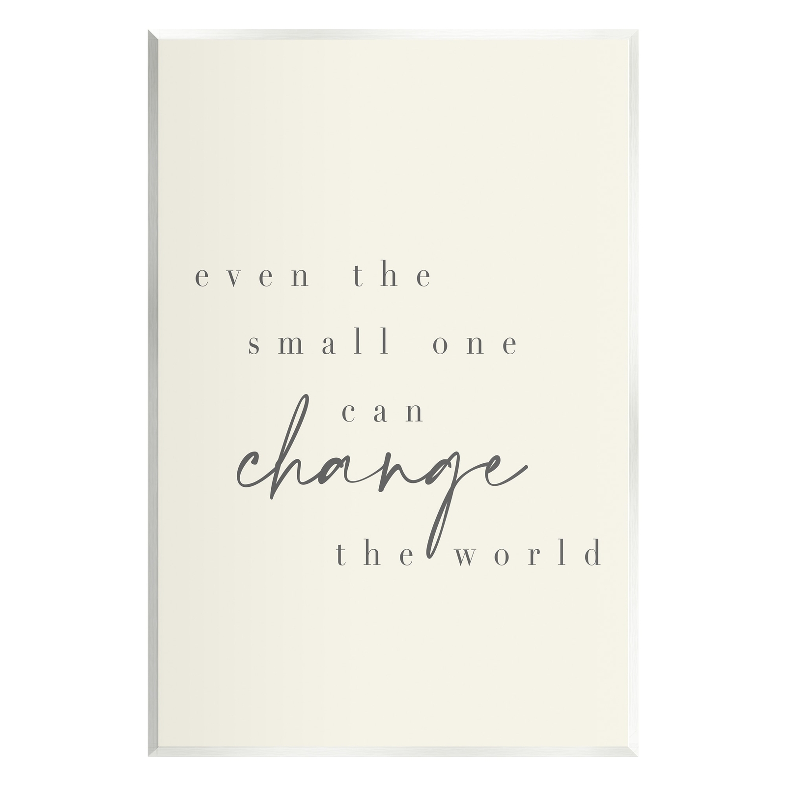 Stupell Change The World Uplifting Nursery Kids Quote Wood