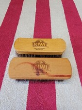 Vintage Kiwi Shoe Brush, Two Brushes