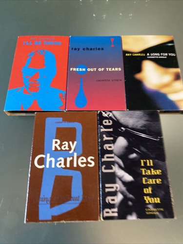 Ray Charles Cassette LOT I’ll Be There Fresh Out Of Tears I’ll Take Care Of You