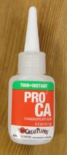 Great Planes Pro CA CyanoAcyrlate Glue 1/2oz Thin GPMR6001
