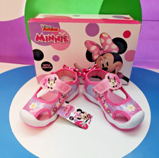 Disney Minnie Mouse Open-Closed Toe Summer Sports Light Up Sandals, Little Kid