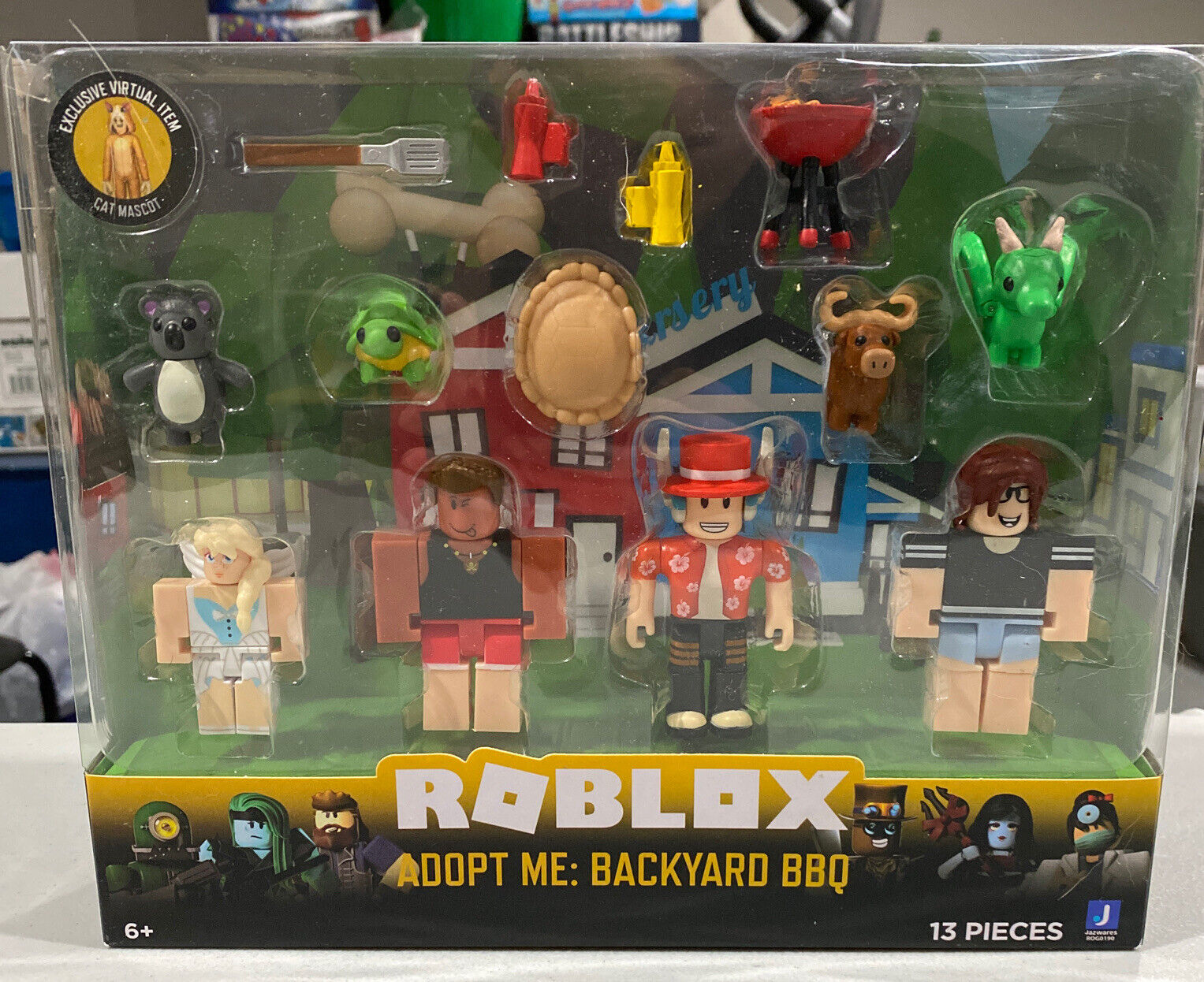 Roblox Adopt Me Backyard BBQ 3 Action Figure 4-Pack Jazwares - ToyWiz