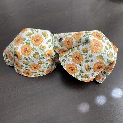 Protective Cover for Roller Skates Cute Sunflower Design Pretty! PU Leather