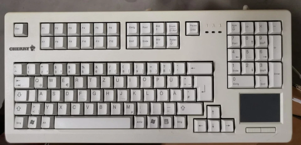 Cherry Tastatur G80-11900LTMDE-0 TouchBoard MX 11900 Touchpad - PS/2 - Tastatur - Bild 4 von 4