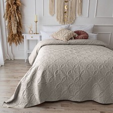Tagesdecke Bettüberwurf gesteppt Überwurf Überdecke Steppdecke Decke Sofa Bett 