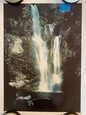 Spring Waterfall Vintage Poster Original Pro Arts 1980 Outdoor National Park