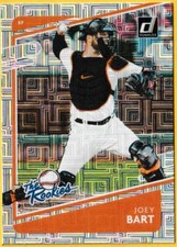 2021 Donruss Baseball The Rookies Vector Joey Bart RC TR1 San Francisco Giants