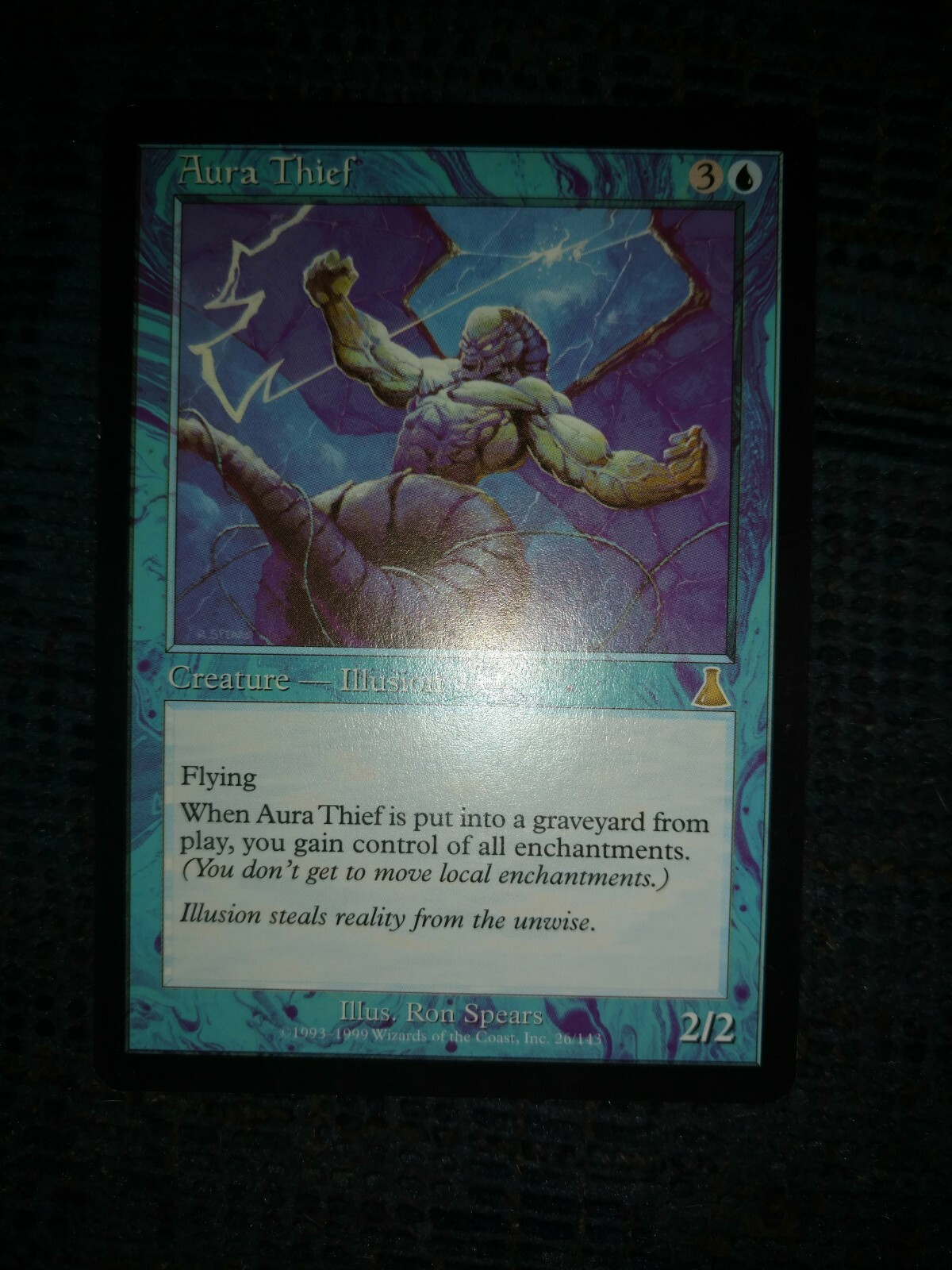 MTG, Aura Thief, Urzas Destiny, LP, Magic the Gathering