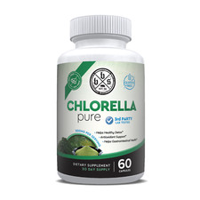 Chlorella Pure 2 Pack - 120 capsules, 60 Day Supply - 500mg/serving