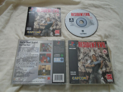 Resident Evil 1 Original PS1 (KOMPLETT) Playstation Black Label Survival Horror