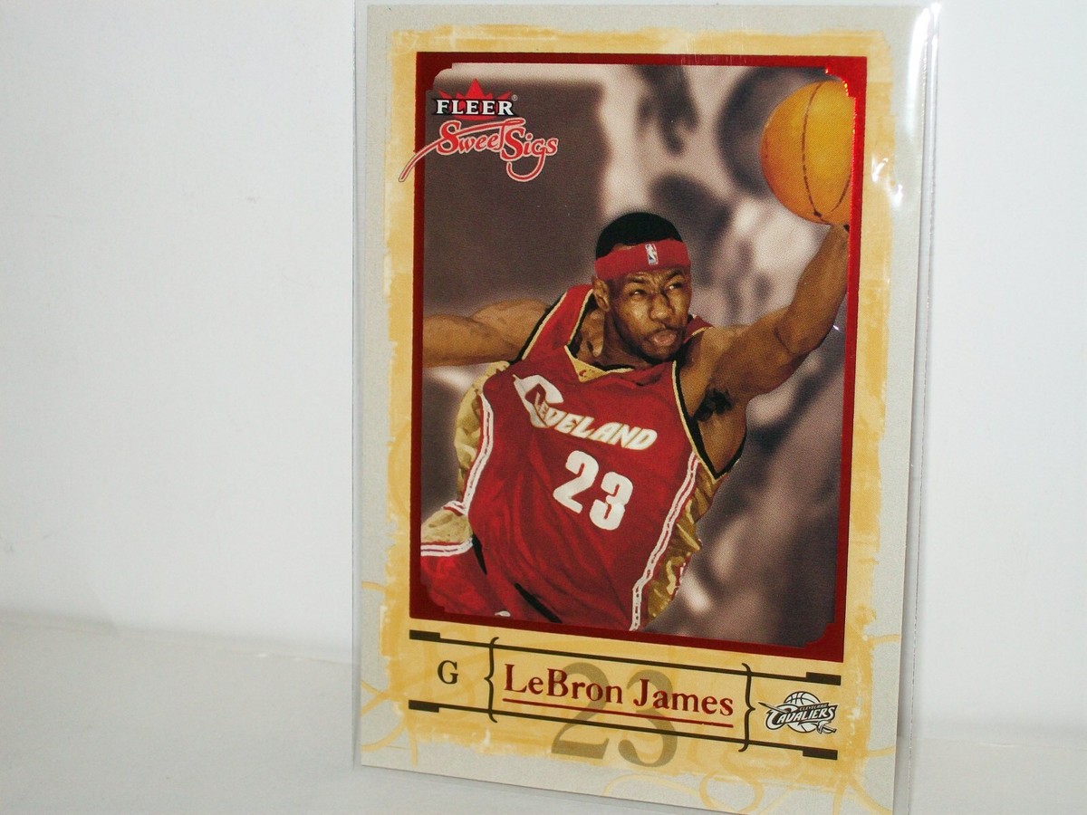 Lebron James 2004-05 Fleer Sweet SIGS Cleveland CAVS