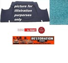 <!--F#f_0-->HOLDEN HD HR SEDAN BOOT TRUNK MOULDED TURQUOISE PLUSH CARPET<!--F/-->
