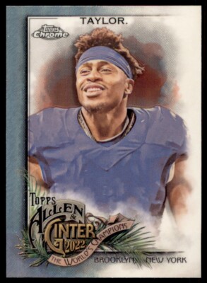 Jonathan Taylor 2022 Topps Allen & Ginter Chrome Refractor Card #169