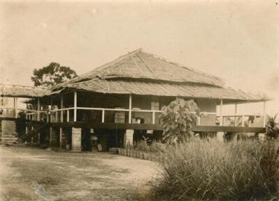Mission house in Gabon early 1900s Old Photo