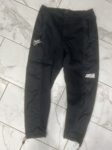 NIKE AIR JORDAN FLIGHT MVP JOGGER FLEECE ZIPPER POCKETS BLACK DV7594-010 MEN XL - Picture 2 of 6