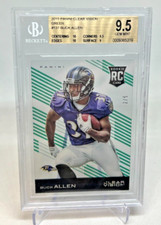 BGS 9.5 - 2015 Panini Clear Vision BUCK ALLEN RC Green 2/5 SP #137 Ravens