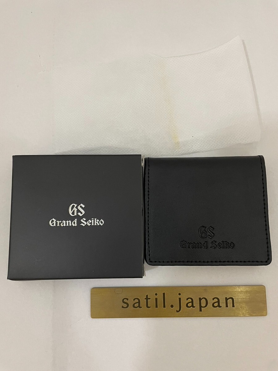 Unused] Grand Seiko Novelty Coin Case Coin Wallet Black from