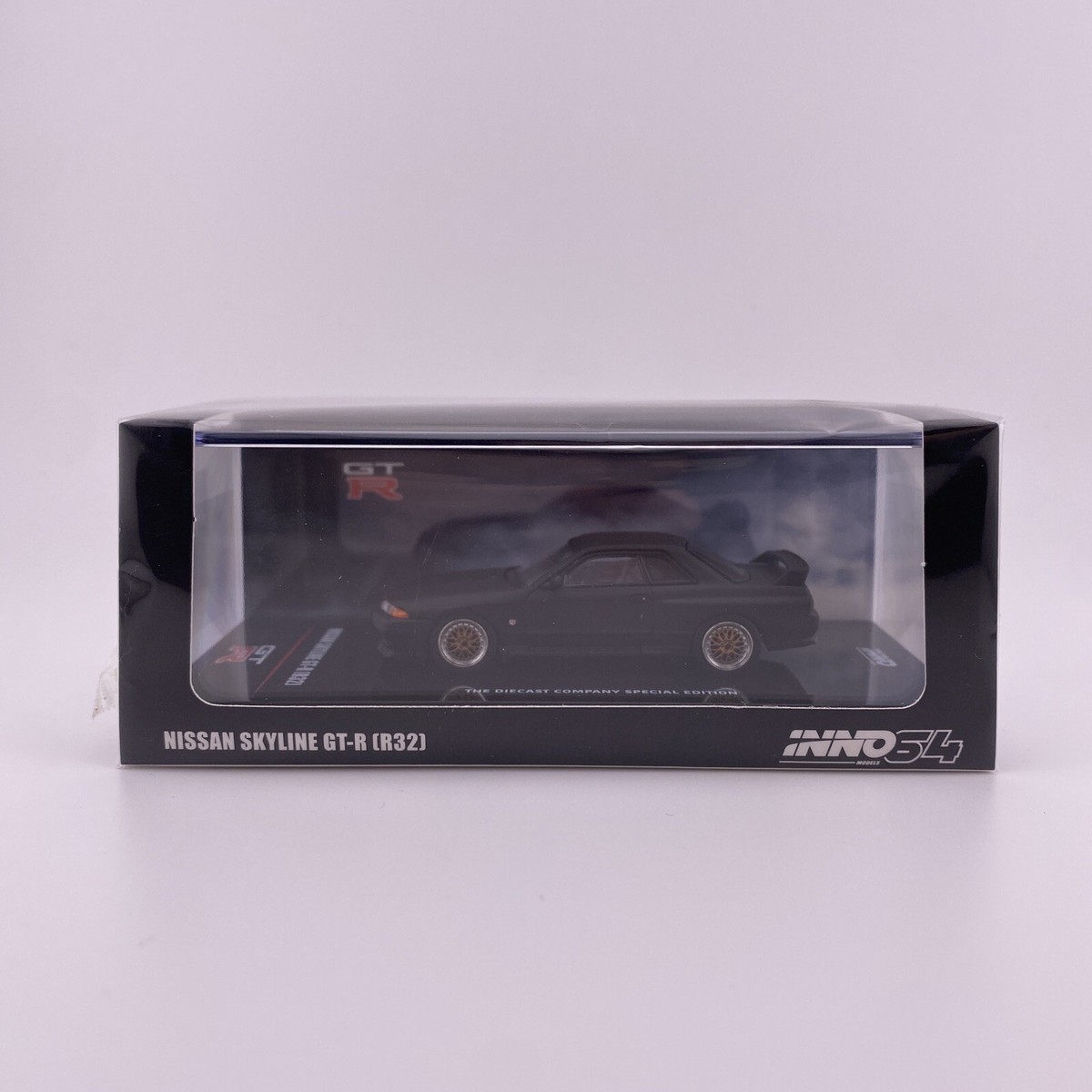 1/64 Nissan Skyline GT-R R32 (RHD) Matt Black Diecast By Inno