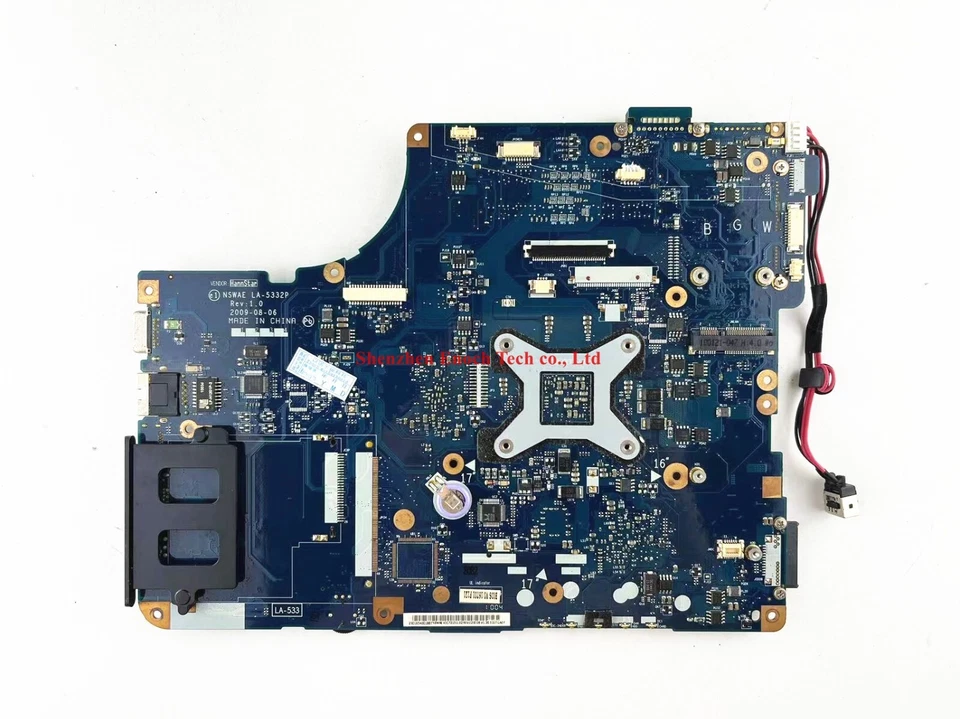 K000084370 LA-5332P for Toshiba Satellite L500D Laptop Motherboard AMD DDR2 - Image 2 of 4