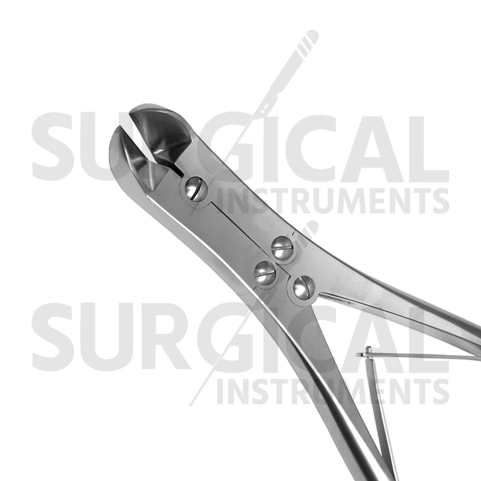 T/C Pin & Wire Cutter Orthopedic Surgical 8.5" Angled Curved German Grade - Изображение 4 из 4