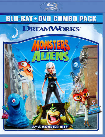 Monsters vs. Aliens (Blu-ray/DVD, 2010, 2-Disc Set) - Picture 1 of 1