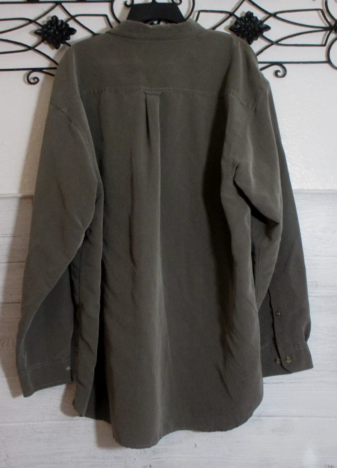 Camisa Columbia Abotonada Para Hombre Talla 2XT Gris Manga Larga Foto 2 de 4