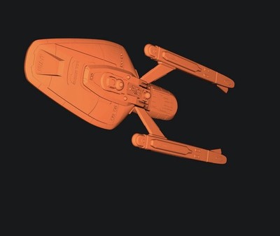 STAR TREK U.S.S. Intrepid - 8 Inches White