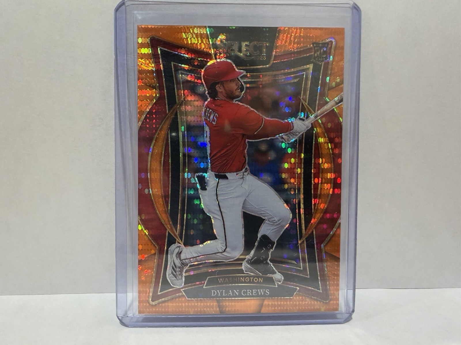 2025 Panini Select Dylan Crews Orange Prizm /49 Rookie RC Premier Level 