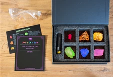 Fluorescent Mineral Kit - 6 Large, Bright UV Reactive Minerals