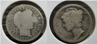 1916 Silver Dime Special! Final Yr Barber Dime & 1st Yr Mercury Dime, 90% Silver