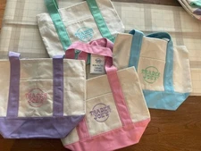 Trader Joe’s Limited Edition Pastel  Tote Bag Mini Set Of 4  SHIPS NOW