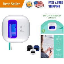 UV-C Toothbrush Sanitizer: Portable Cleaner  Travel Case for On-the-Go Hygiene