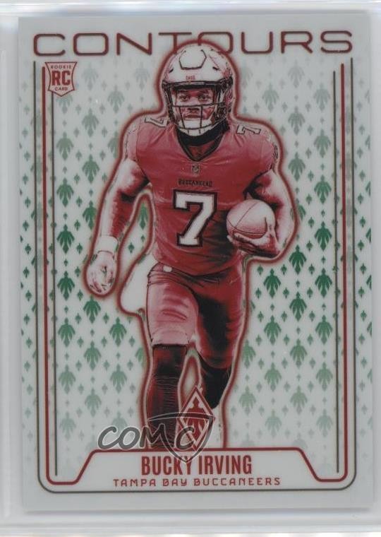 2024 Panini Phoenix Contours Green 22/25 Bucky Irving #CON-BIG Rookie RC 0n64